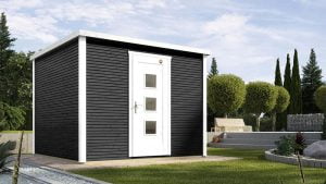 Abri de jardin 413-anthracite-6-03m---OLG-France
