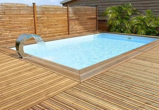 Piscine bois rectangulaire Maeva 600